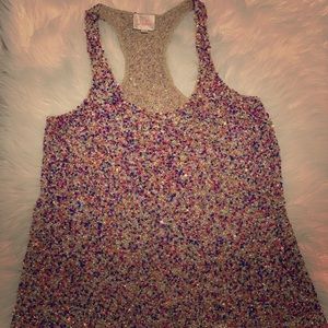 Parker Sequin tank top